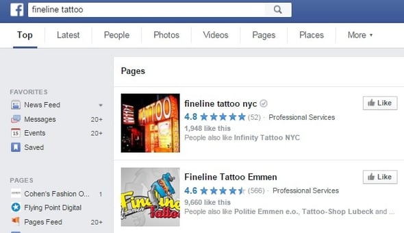 Fineline Tattoo FB