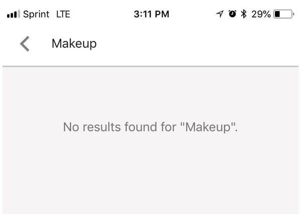 no makeup results
