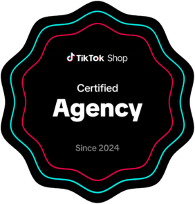 TIKTOK Certified Agency Partner Badge for Stella Rising
